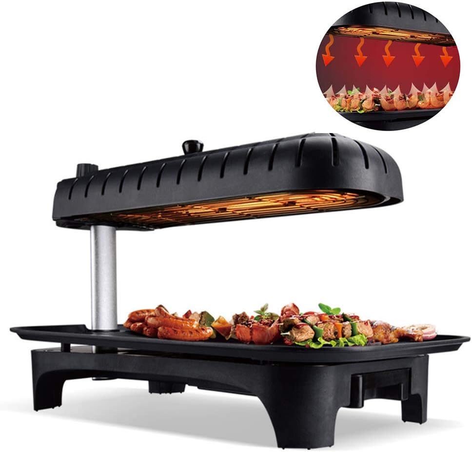 Review YIIYU NonStick Electric Grill, Home Infrared Barbecue Machine