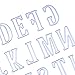 Limado 5CM/26pc Large Big Alphabet letters DIY Metal Cutting Dies Stencil Scrapbook Card Album Embossing Craf