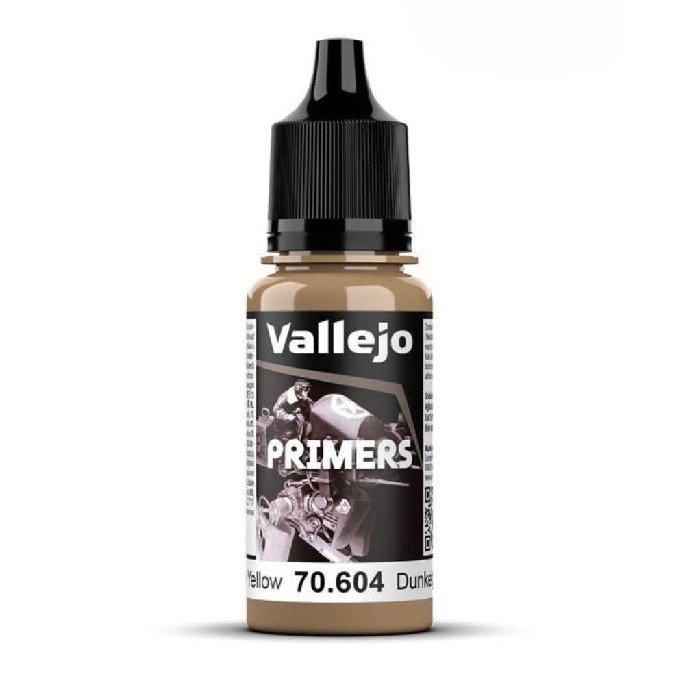 Vallejo Model Color 17 ml Polyurethane Primer - German Dark Yellow