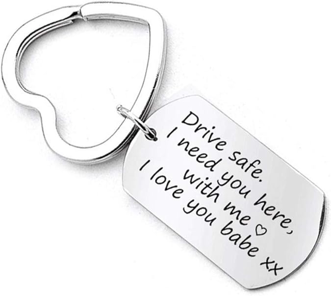 personalised keyring for boyfriend