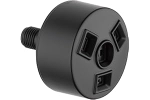 DELTA FAUCET SH5005-BL H2Okinetic Massaging Spray Head, Matte Black