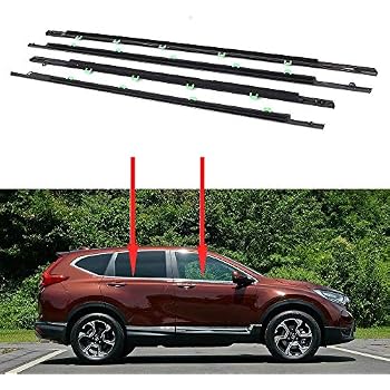 4 Modanature Finestrini Esterne Cromate Per Honda CR-V/CRV 2007-2011 - Newsmarts