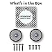 IronMount Gun Magnet Mount | 35 Lb Rated Double-Sided Magnetism | Adhesive Magnets Rubber Coated Magnetic Gun Mount & Holster | Concealed Holder for Car, Handgun, Pistol, Shotgun, Rifle (2 Pack)