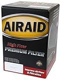 Airaid 700-458 Universal Clamp-On Air Filter: Round Tapered; 4 in (102 mm) Flange ID; 7 in (178 mm) Height; 7 in (178 mm) Base; 4.625 in (117 mm) Top
