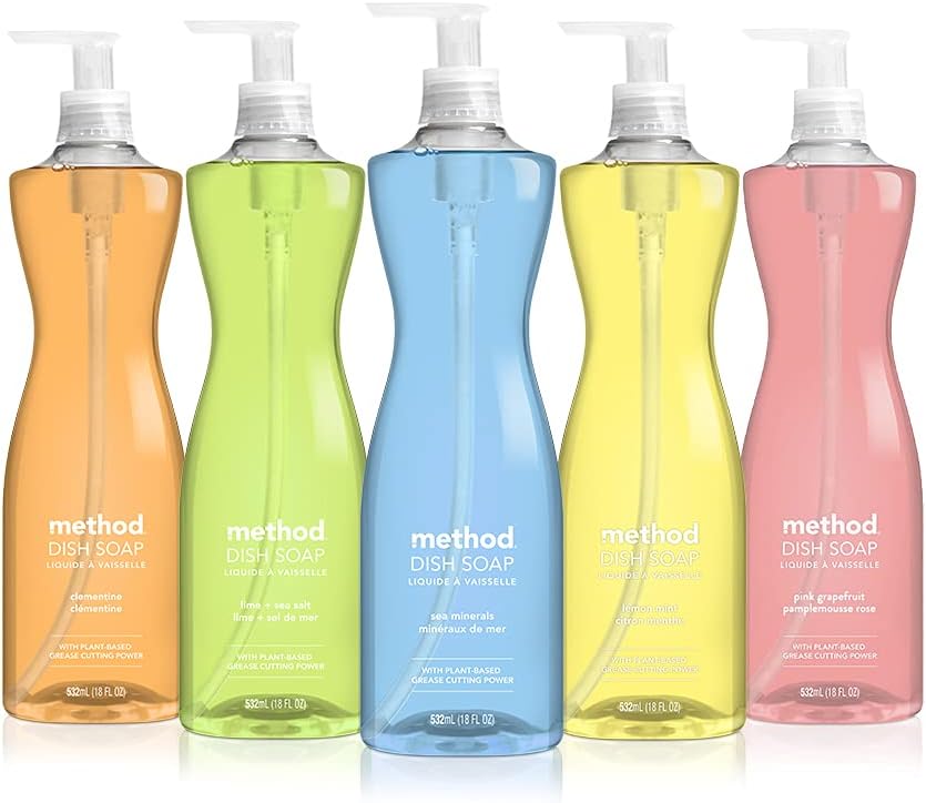Method Dish Soap, Lime + Sea Salt, 18 Ounces, 6 pack, Packaging May Vary: Health & Personal Care