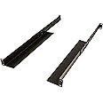 NavePoint Adjustable Rack Mount Server Shelf Shelves Rail Rails 1U
