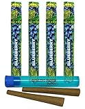Cyclones Pre Rolled Blueberry Hemp Cones (4 Packs) with Rolling Paper Depot Kewl Tube