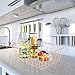 Vlish - 2 Rose Gold Wire Baskets, 2 Pack Wire Basket Set, Storage Decor Crafts Kitchen Organizer. Great for Closets, Cabinets, Pantries, Tables, Counter Tops, Office Storage