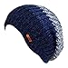 LETHMIK Unique Winter Skull Beanie Mix Knit Slouchy Hat Ski Cap for Men & Women Blue