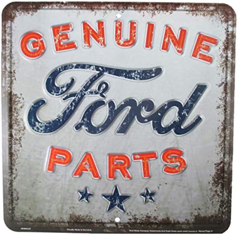 Genuine Ford Parts Nostalgia Sign by Tag City Automotive