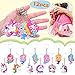 LEEHUR Unicorn Mermaid Party Favors Supplies for Kid 60pcs Bracelet Ring Keychain Tattoo Stamper Girl Boy Reward Prizes Birthday Souvenirs Carnival Event Goodies Bag Filler Christmas Stocking Stuffers