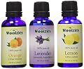 Woolzies Essential Oil Gift Set of 3 Oils, Lavender, Sweet Orange & Lemon Essential Oil