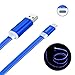 Type USB C Cable, Acode Neon EL Light LED Flashlight High Speed 3FT USB C Charging Cords USB C Cables Flowing Flashing Dark Sparkle Light USB 3.1 Data Cord for Samsung S8/S8Plus USB-C Devices (Type C)