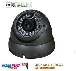 Amazon.com : BW® CCTV Camera SONY IMX138 1000TVL HD Day