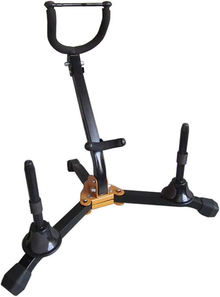 LJRck Alto Bracket/Tenor Saxophone Bracket Black Straight Tube Soprano Saxophone Bracket Universal Frame