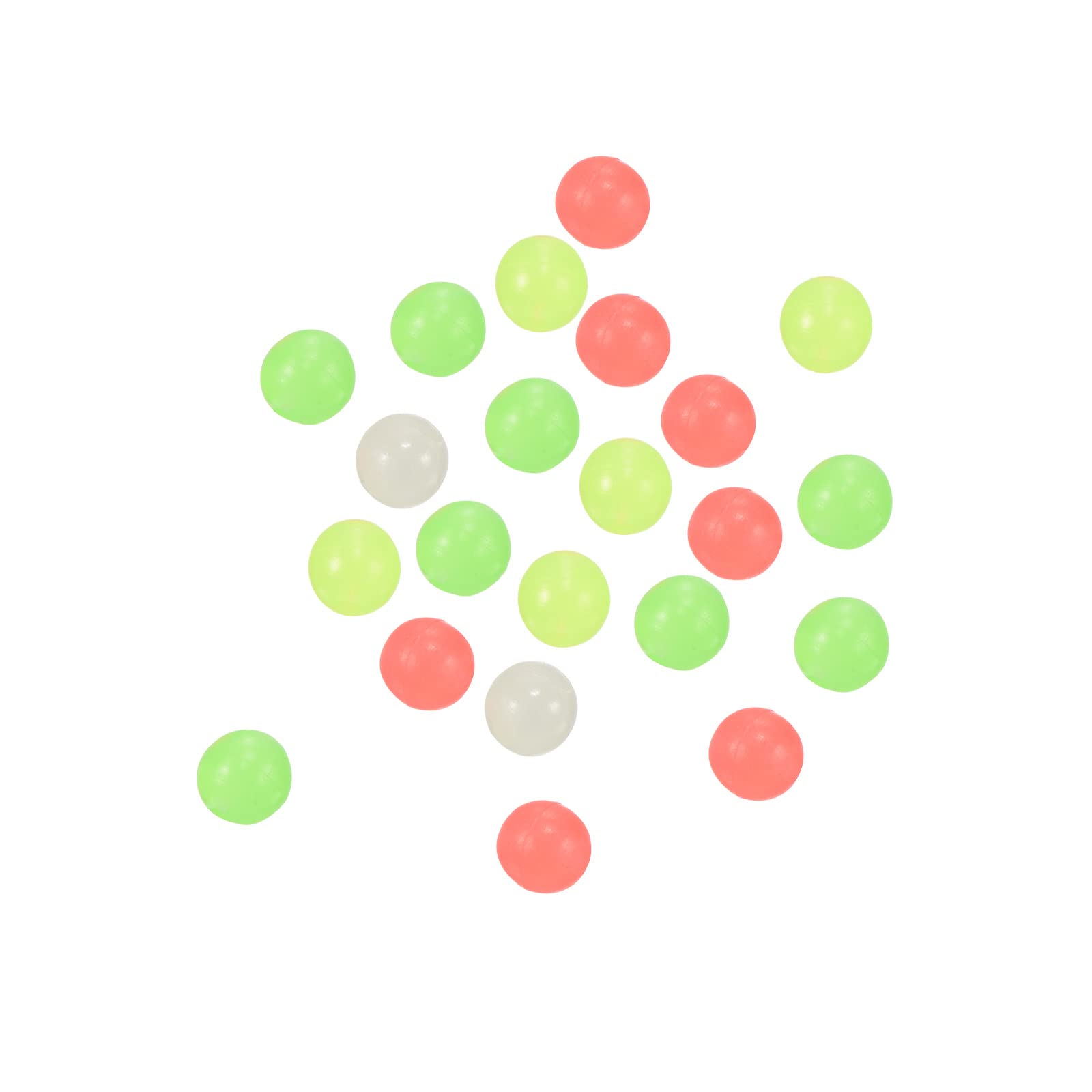 PATIKIL 4mm Fishing Beads, 1000 Pieces Plastic Fishing Bait Eggs Rig Bead Tackle Tool Round, Multicolor