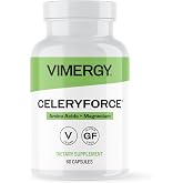 Celeryforce&reg; Magnesium + Amino Acids for Cellular Function, 2 mo supply | 5-nutrient formula: choline, magnesium, inositol, glutamine &amp; taurine; complements celery juice*, vegan, gluten-free
