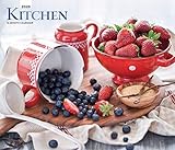 Kitchen 2020 14 x 12 Inch Monthly Deluxe Wall Calendar with Foil Stamped Cover, Cooking Home (English, Spanish and French Edition) by 