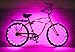 N&M Products Bike Wheel/Lights - Colorful Light Accessory for Bike - Perfect for Burning Man (Pink)