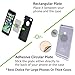 Magnetic Dashboard Cell Phone Holder for Car: Adjustable Universal Air Vent Magnet Dash Car Phone Mount, Works Best with Mobile Phones, 6 Magnet Holds Large Cellphone Plus Case like iPhone 8 7 6 5 4 x