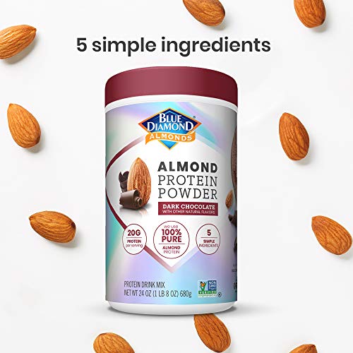 Blue Diamond Almonds Almond Protein Powder, Dark Chocolate 20g
