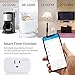 Smart Plug Wifi outlet Works with Amazon Alexa Echo Google Assistant and IFTTT No Hub Required Remote Control Timer Function ETL and FCC Listed AISIRER (2 pack)