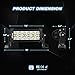 Nilight NI-01A-36W 2PCS Bar (7.5 Inch 36W Spot Work Road LED 12v Driving Lights Super Bright)thumb 1