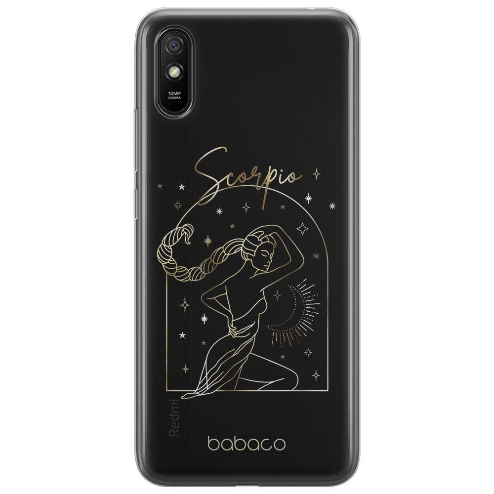 Babaco ERT GROUP mobile phone case for Xiaomi REDMI 9A original and officially Licensed pattern Zodiac Constellation 008 optimally adapted to the shape of the mobile phone, case made of TPU