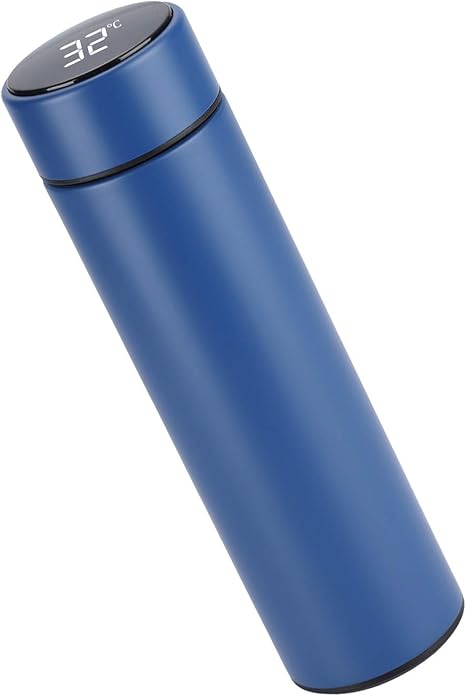 thermos flask with temperature gauge