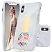DOUJIAZ Compatible with iPhone X Case,iPhone Xs Case,Marble Design Clear Bumper TPU Soft Case Rubber Silicone Skin Cover Phone for Apple iPhone Xs (2018) / iPhone X/XS 5.8 inch 2018-Flower Pineapple …