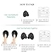 VJJB Bluetooth Headphones, TWS K2 Mini Twins Stereo Wireless Earbuds, Mini Cordfree Invisible Earphones Bluetooth 4.1 Wireless Headsets with Portable Charging Case for iPhone Samsung Smartphones