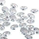 MISHIN 14mm Clear Crystal Octagon Beads Chandelier Prisms Curtain Parts,Pack of 100