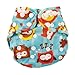 Bumkins Cloth Diaper Cover, Blue Owl, One Size