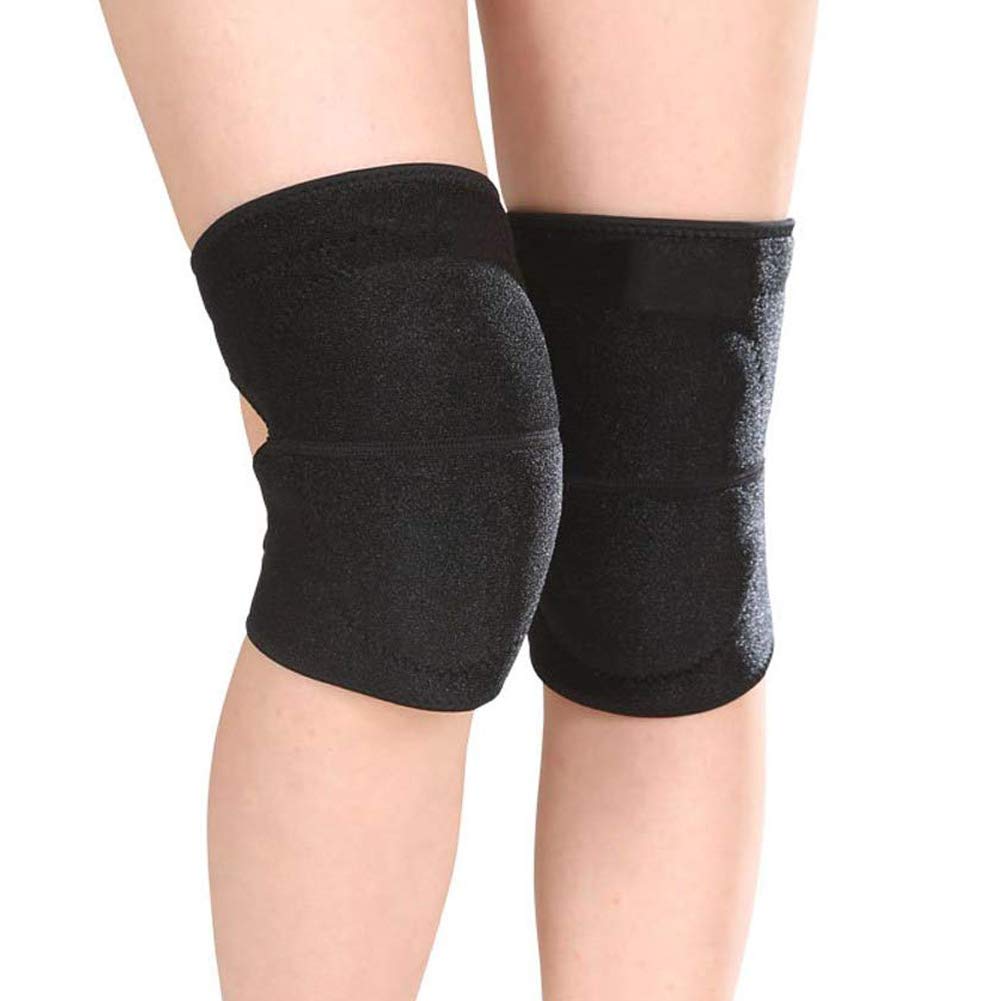 EQLEF Sport Knee Pads Dance Adult Adjustable, Soft Sponge Padded Yoga Knee Non-Slip Knee Pads for Woman and Men - 1 Pair