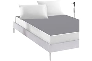 KABOUQI Grounding Sheet, Full Size Grounding Flat Sheet with 5% Silver Fiber Grounded Bed Sheet Earth Product for Improved Sleep & Pain Relief (Full/Double - 54"*75" Gray)