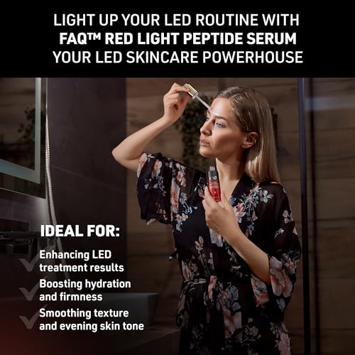 FAQ 202 Máscara Facial + Sérum Hidratante – Máscara inalámbrica de 8 modos con 600 puntos de luz – Set de cuidado facial portátil