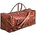 Leather Duffel Bag 32 inch Large Travel Bag Gym Sports Overnight Weekender Bag by Komal s Passion Leather (30 inch)