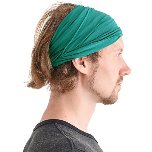 Charm Casualbox Mens Elastic Bandana Headband Japanese Long Hair