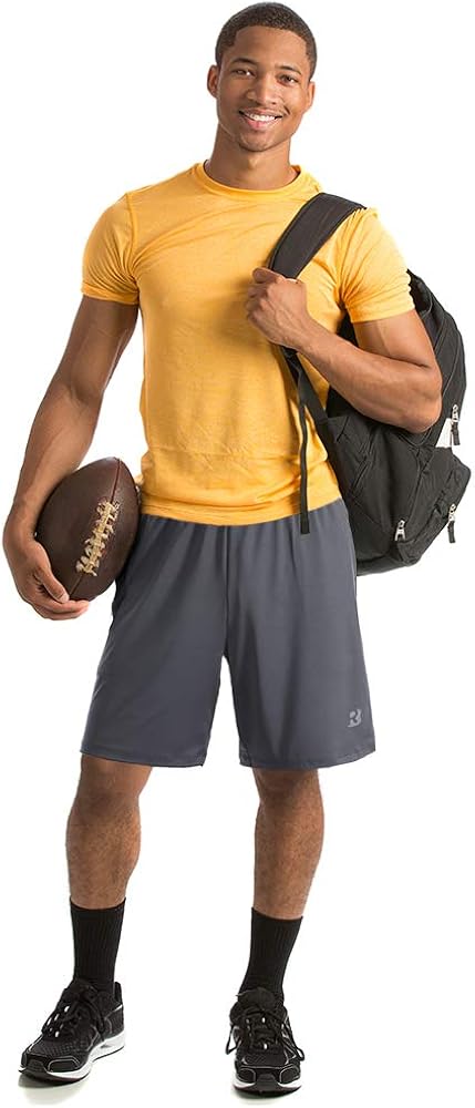 Roadbox Men's 7" Workout Running Shorts Lightweight Gym Athletic Shorts Basketball Shorts for Men with Pocket: Clothing