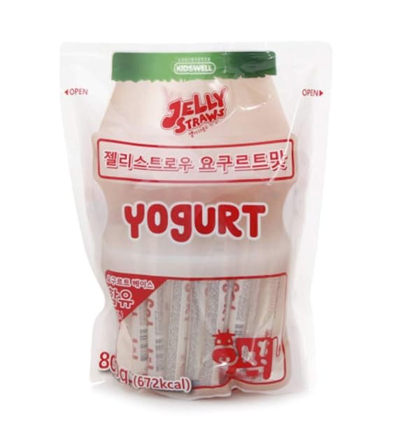 Assorted Jelly Straws Made from Natural Fruit Juice 386g