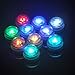 Honfeng Flameless LED Tea Lights, Muti-color Bulb with Remote Control, Battery Operated Electric Votive Tealight Candle for Christmas Xmas Holloween Party Wedding Decoration RGB - Set of 10