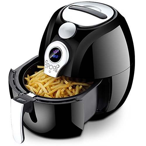 VJUKUB Air Fryer 3.2 Litre Large Capacity Electric Fryer Fries Machine Smart Touch Screen Timing Function Without Soot for Healthy Fried Food