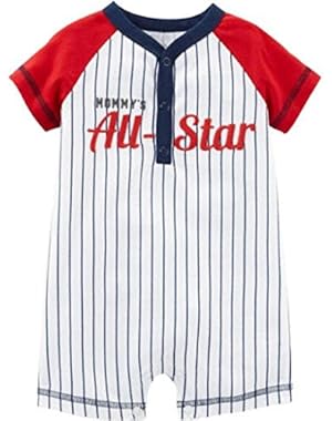 Baby Boys Mommy's All-Star Romper Sunsuit Jumpsuit Playwear
