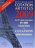 DICTIONNAIRE COTATION DES ARTISTES 2009 / GUID'ART 2009 by 