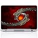 Meffort Inc 15 15.6 Inch Laptop Notebook Skin Sticker Cover Art Decal (Free Wrist pad) - Red Gem Stone