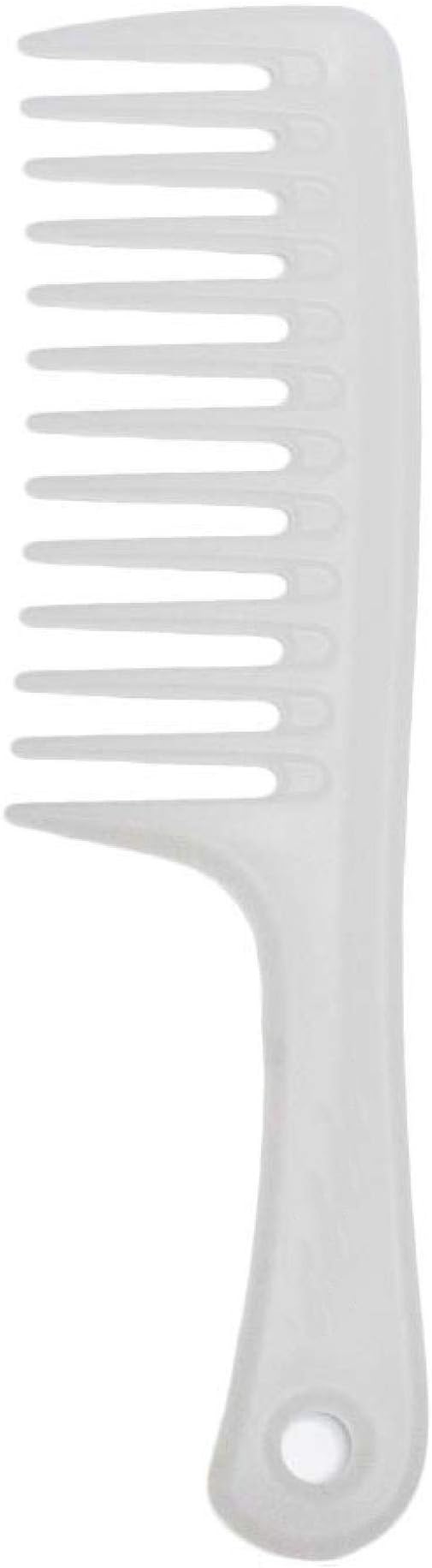 Louise Maelys Wide Tooth Detangle Hair Comb Premium Plastic Styling Comb for Thick Hair Curly Hair
