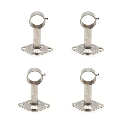 Ysister 4 Pieces 25 100mm Ceiling Mount Bracket Stainless Steel