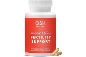 Freshly Moms Ayurvedic Fertility Supplements for Women | Support Ovulation | Conception for Women | Egg Quality | CoQ10, Maca Root, Vitex, & Vitamins | Vegan | 90 Capsules - OSH Wellness