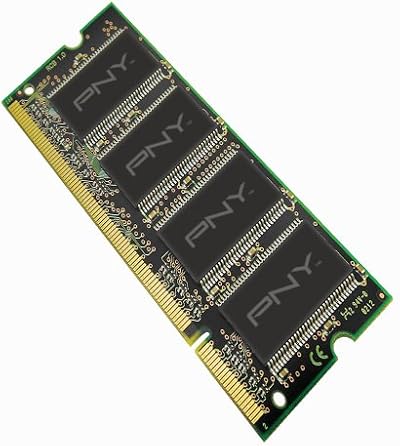 PNY OPTIMA 512MB SDR 100/133MHz PC100/PC133 SODIMM Laptop Memory Module