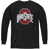 The Ohio State University Official Distressed Primary Logo Youth Long Sleeve T Shirt
